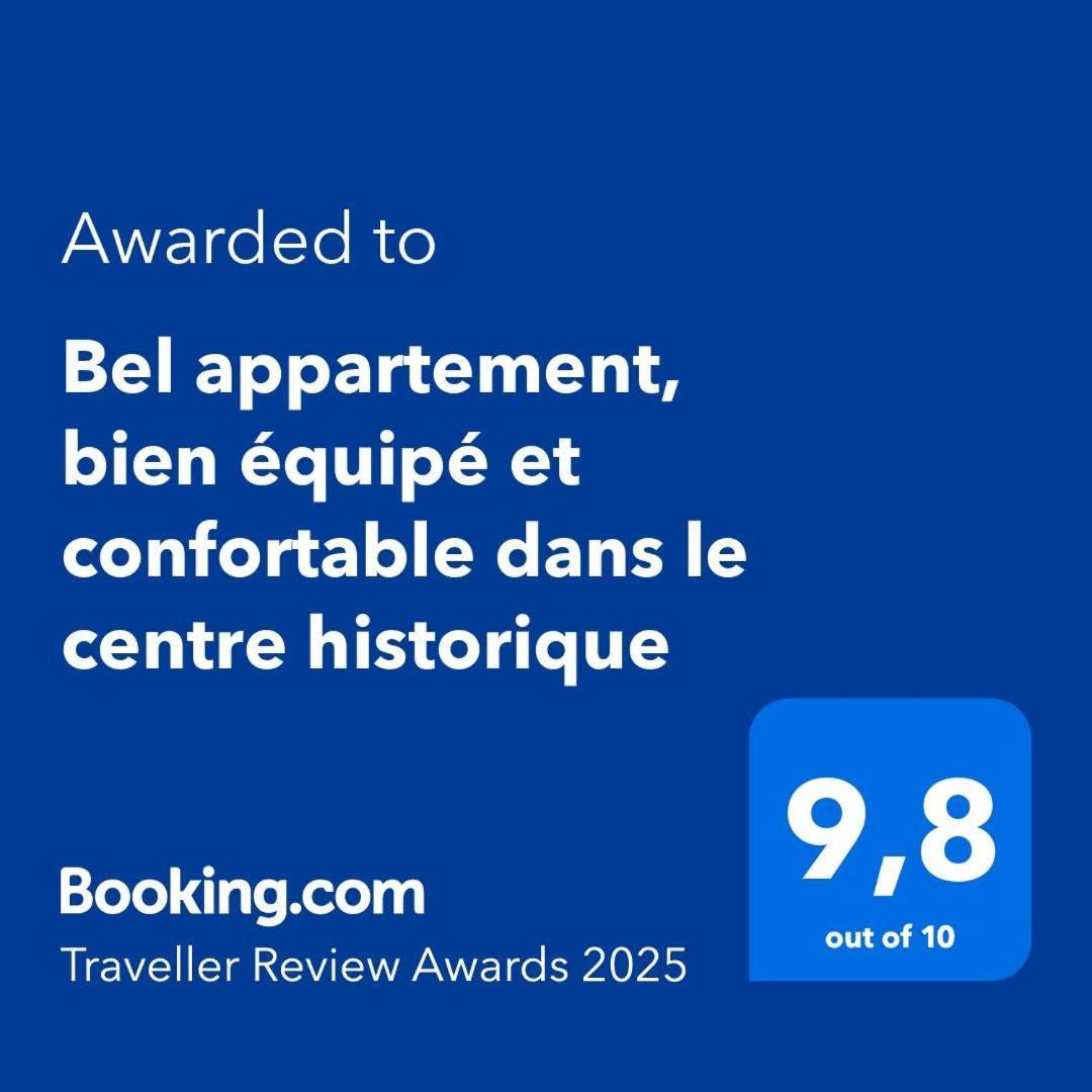 Bel Appartement, Bien Equipe Et Confortable Dans Le Centre Historique Fougères 外观 照片